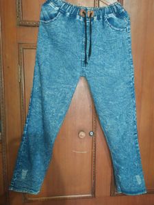 Acid Wash Denim Jeans