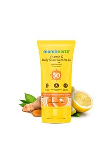 Mamaearth Vitamin C Daily Glow Sunscreen for Tan P