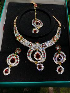 American Diamond Jewellery Set