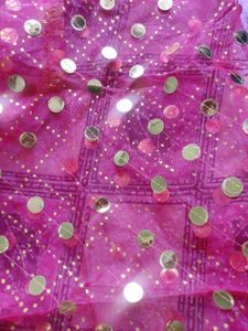 Red &amp; Gold Dupatta/Chunari