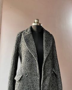Elegant Grey Trench Coat