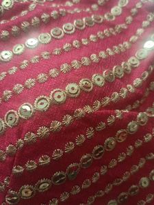 Red Sleeveless Blouse
