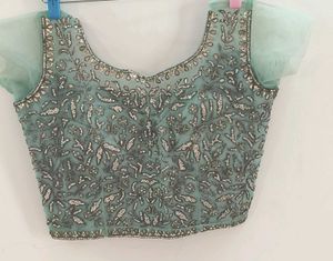 Aqua Blue Ethnic Gown