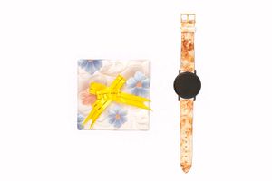 Floral Print Watch