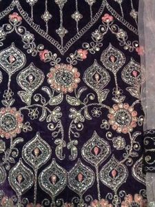 Elegant Velvet Lehenga Choli Set