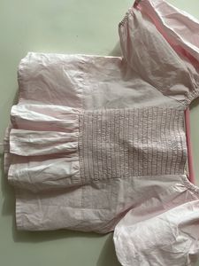 Cute Pink Puff Sleeve Top | New, Unused