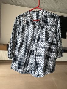 Patterned Button-Down Top