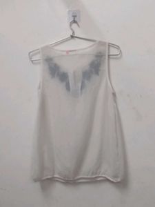 Embroidered Tank Top