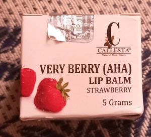 Callesta strawberry lip balm