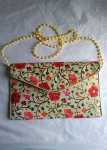 Embroidered Ethnic Clutch