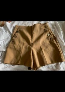 Zara Button Detail Shorts