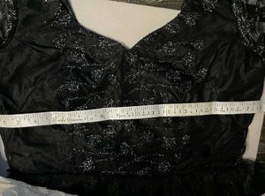 Elegant Black Lace Two-Piece Set