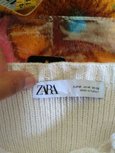 Zara Cute Knit Crop Top