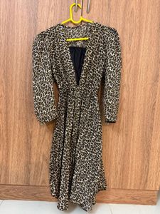 Leopard Print Mini Dress