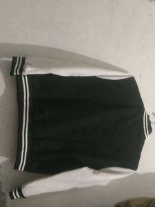 NY Black And White Jacket With Tich Buttons