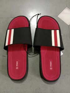 Max Black &amp; Red Flip Flops
