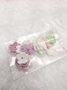 🌸Handmade Crochet Button Flower 💫✨💖