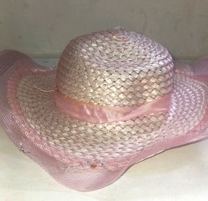 💗 Pink Hat For Girls Upto 12 Years