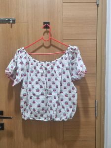 White Casual Top