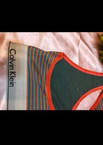 Calvin Klein Striped Lingerie Set