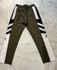 ADIDAS ORIGINALS STRAIGHT FIT OLIVE TRACK PANTS