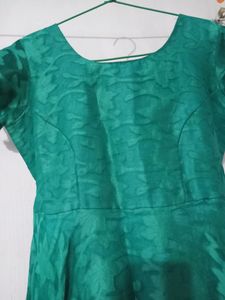 Peacock Ethnic Gown With Jacket For Women