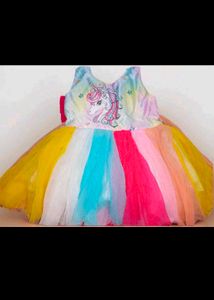 Cute Unicorn Rainbow Dress