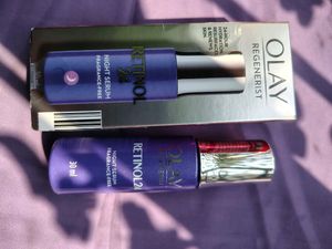 Olay Retinol 24 Night Serum &amp; Cream Combo
