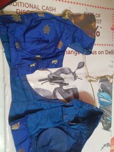 Blue &amp; Gold Blouse