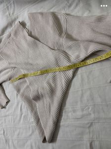 Ribbed Wrap Top Sweater