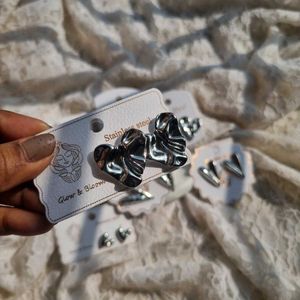 Antitarnish Silver Earrings