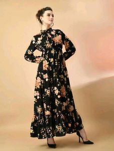 Floral Print Maxi Dress