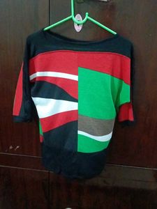 Striped Multicolor Top