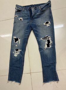 Ripped Denim Jeans