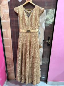 Beautiful Gown With Belt