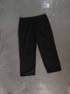 Striped Mid Waist Pants