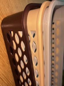 Set of Two Plastic Baskets