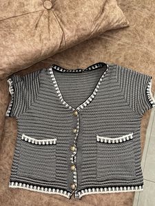 Striped Knit Top