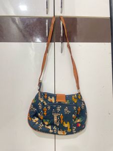 Ethnic Print Shoulder Bag