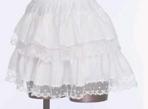 Cute White  Fairy Core Short Skirt