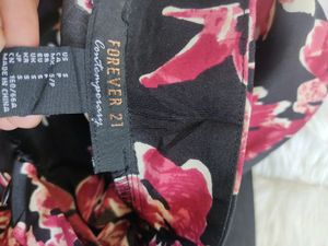 Forever21 Floral Flare Skirt