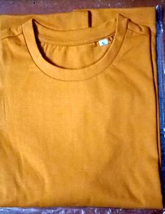 💥New Men's Premium Solid Cotton Orange T-shirt
