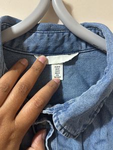 H&amp;M Lyocell Denim Shirt
