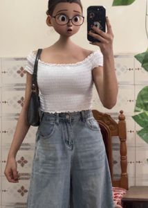H&M OFF SHOULDER TOP