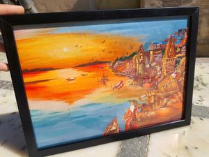 banaras ghat painting ❤️✨️