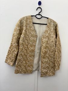 Gold Floral Jacket