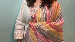 Multi Color Kurta Suit