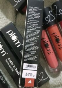 Plum Matte Liquid Lipstick Each For 250rs