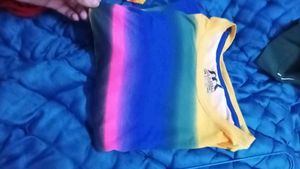 Colorful Tie-Dye crop top