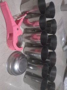 12 Steel Glasses